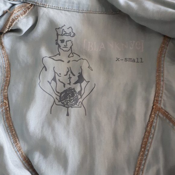 NWOT Blank NYC denim mini dress size XS - Picture 5 of 10